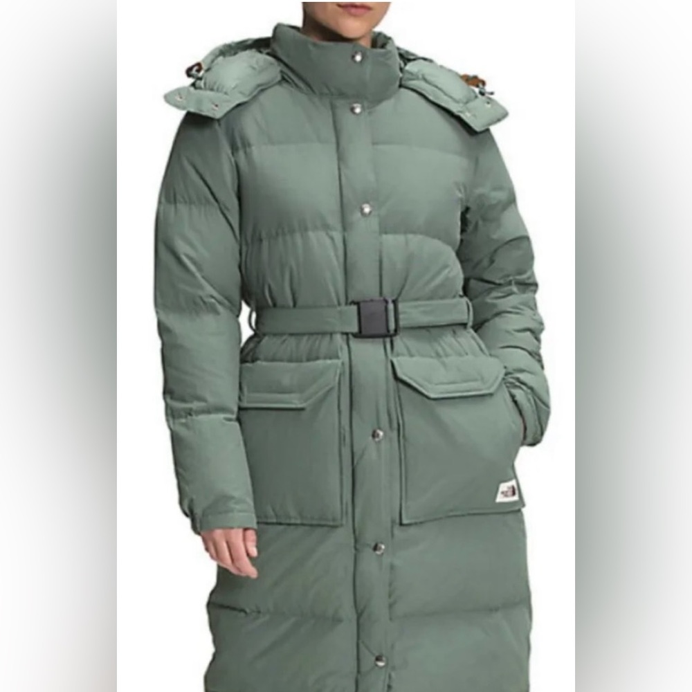 Green North Face Winter Coat size Small
